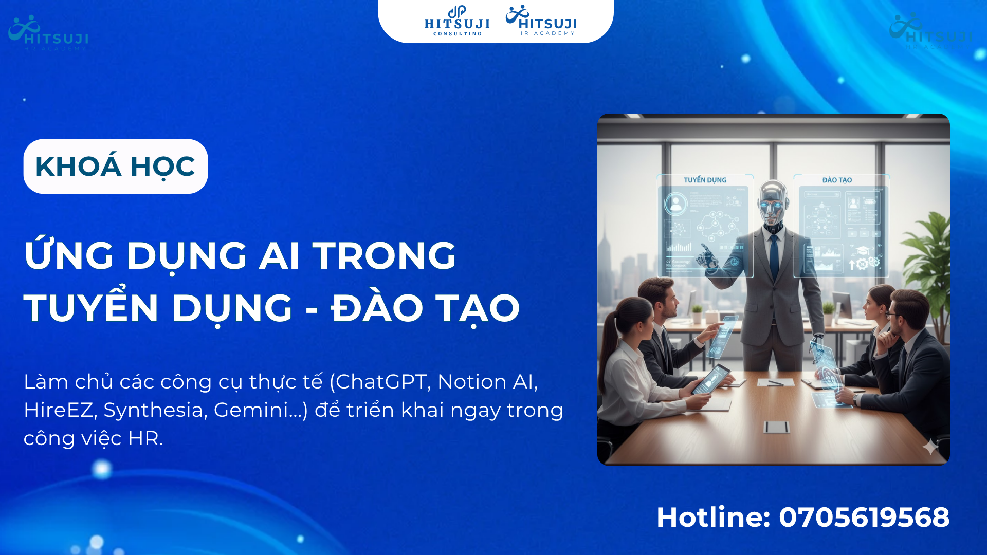 KHOÁ HỌC ỨNG DỤNG AI TRONG TUYỂN DỤNG - ĐÀO TẠO