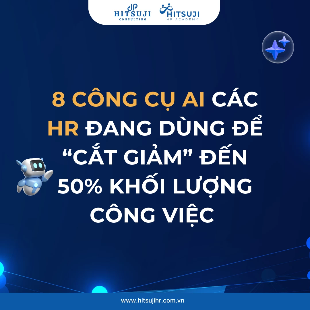 KHÔNG CHỈ DỪNG LẠI Ở CHAT GPT, HR ĐANG DÙNG 8 CÔNG CỤ AI SAU ĐỂ CẮT GIẢM ĐẾN 50% TIẾN ĐỘ CÔNG VIỆC HÀNG NGÀY