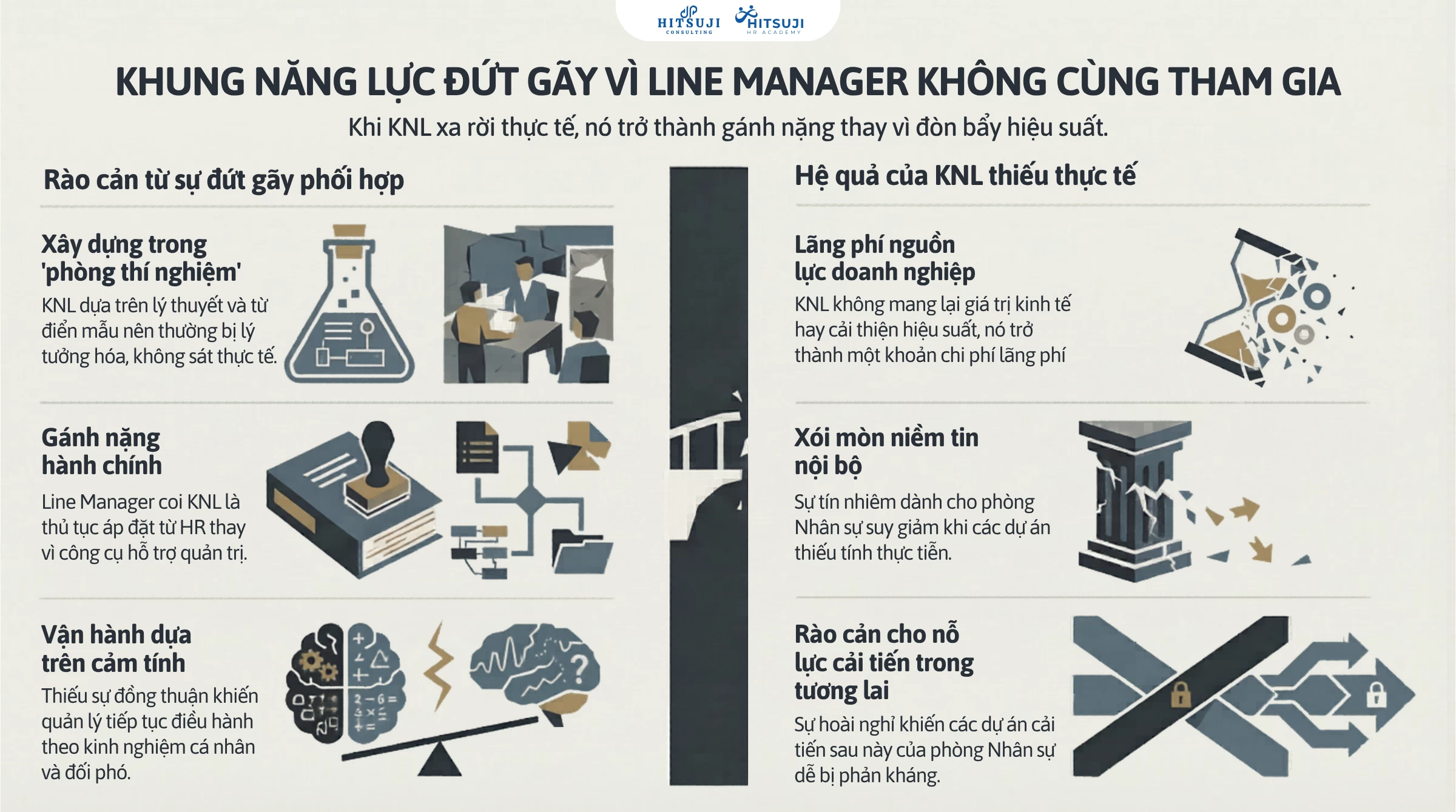 KHUNG NĂNG LỰC TRỞ THÀNH ĐIỂM NGHẼN THỰC THI KHI THIẾU SỰ THAM GIA CỦA LINE MANAGER