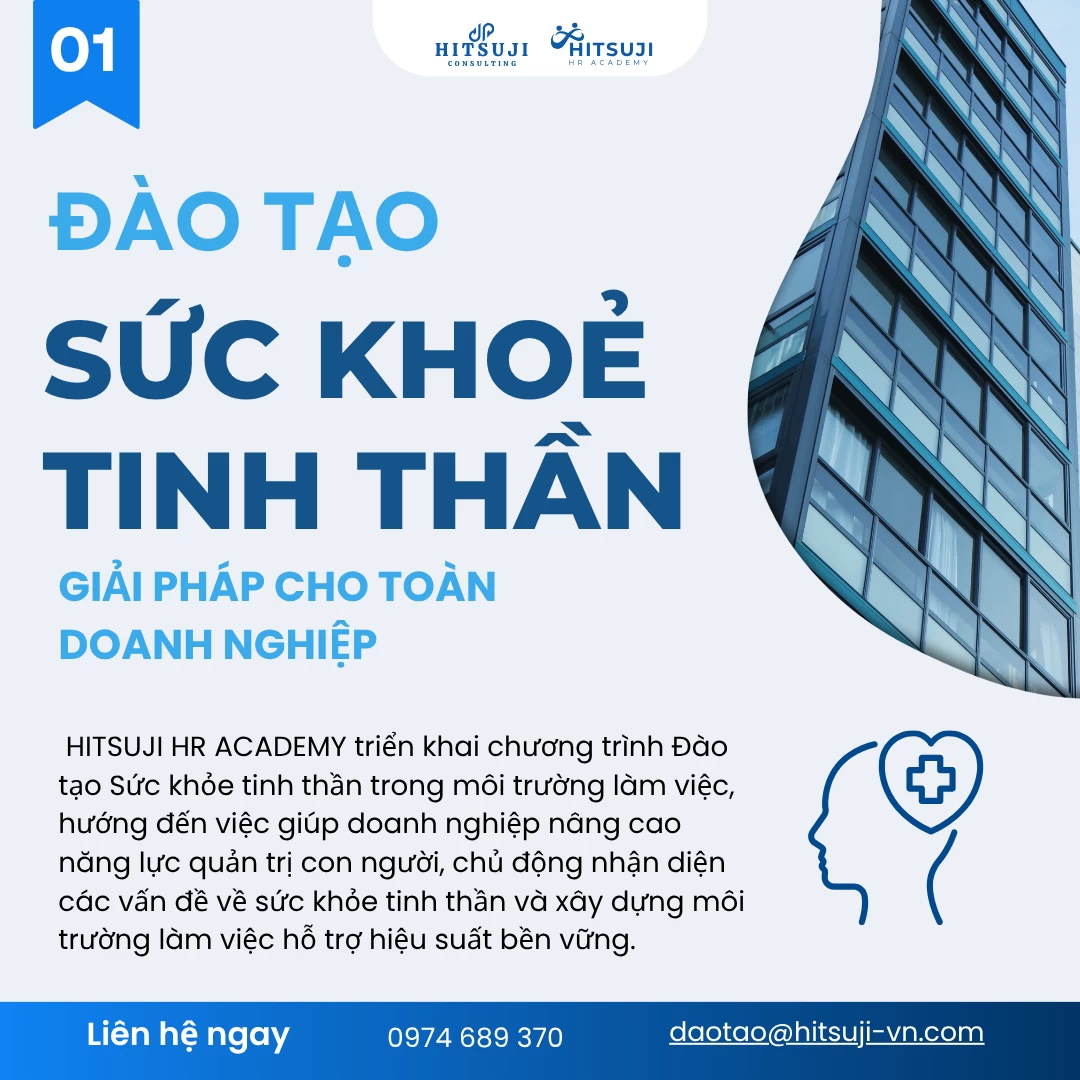 [ĐÀO TẠO INHOUSE] ĐÀO TẠO SỨC KHỎE TINH THẦN | GIẢI PHÁP ĐÀO TẠO CHO DOANH NGHIỆP