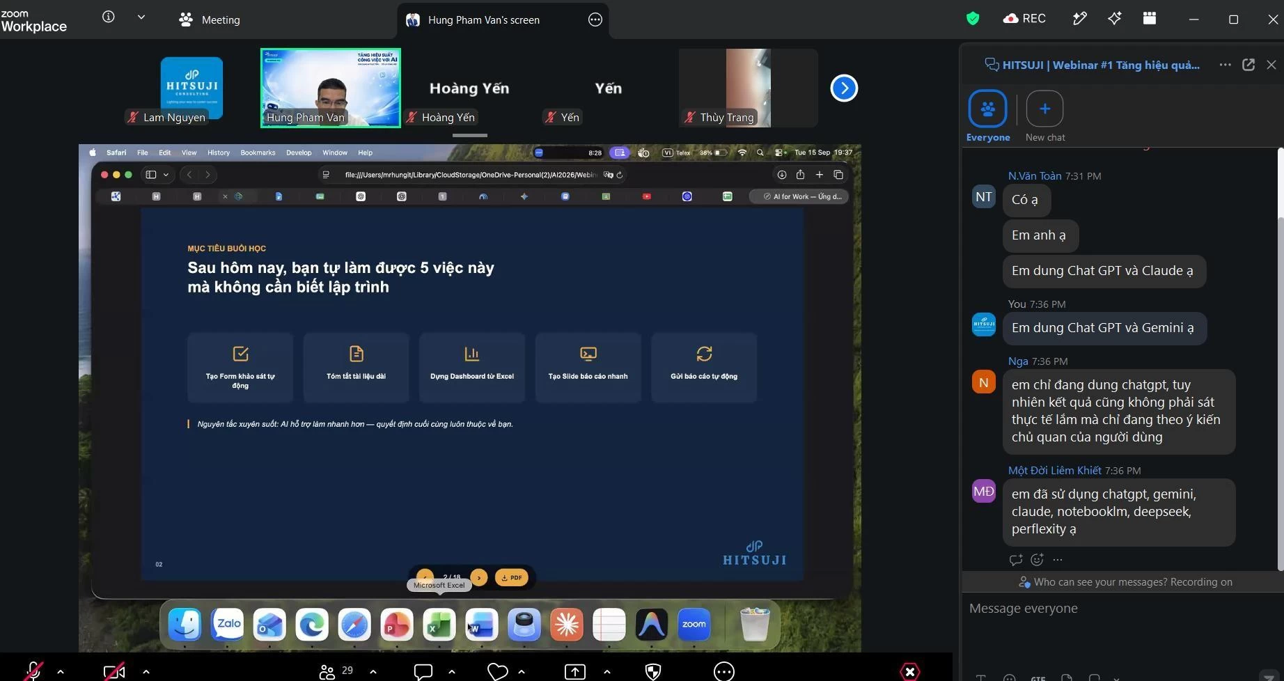 RECAP WEBINAR #1 | SERIES WEBINAR: TĂNG HIỆU SUẤT CÔNG VIỆC VỚI AI