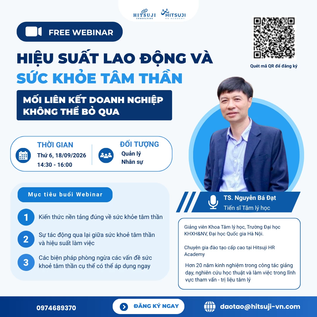 RECAP WEBINAR | HIỆU SUẤT LAO ĐỘNG VÀ SỨC KHỎE TÂM THẦN: MỐI LIÊN KẾT DOANH NGHIỆP KHÔNG THỂ BỎ QUA